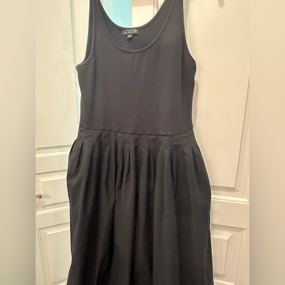 J Crew Fitted Bubble Dress Black XL - Picture 3 of 3